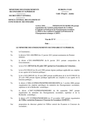 annuaire statistique de l_enseignement secondaire et superieur du burkina 2010 Book