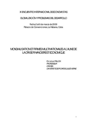 mondialisation de l_economie td stg le ra_le des firmes multinationales dans la mondialisation Book