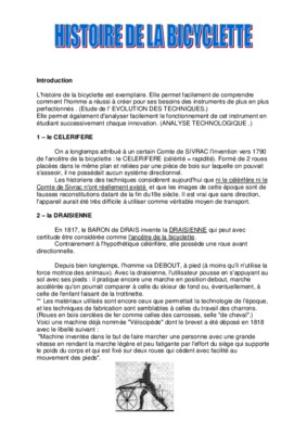 introduction bicyclette Book