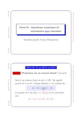 probleme de minimisation avec les contraintes Book
