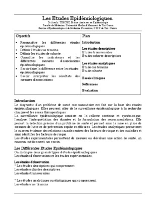 epidemiologiques Book