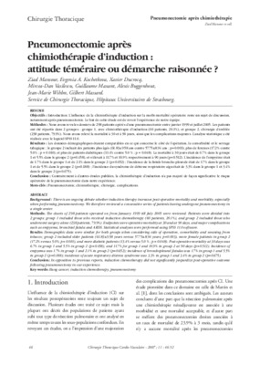 pneumonectomie Book
