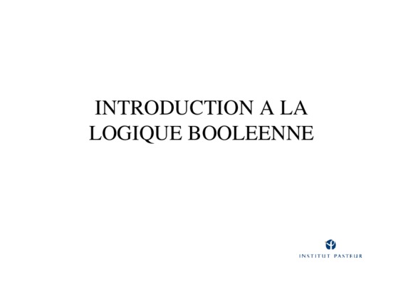 interpretation booleenne Book