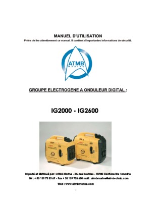 sinemaster ig1000 Book
