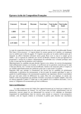 epreuve de composition francaise Book