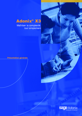 rapport adonix x3 production Book