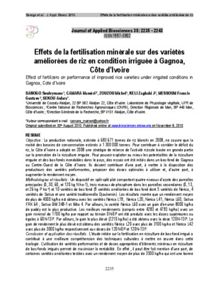 effets de la fertilisation sur le ph du sol Book
