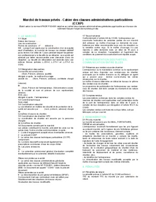 modele marche de travaux prives Book