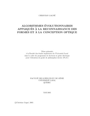 utilisation des algorithmes evolutionnaires en eiao Book