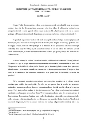 culturaliste Book
