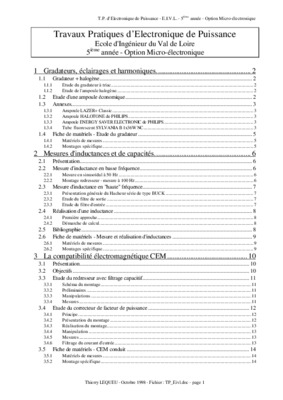 travaux pratiques electronique de puissance Book