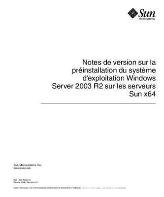 cd de preinstallation des serveurs Book
