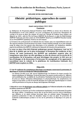 obesite probleme de sante publique politique preventive Book