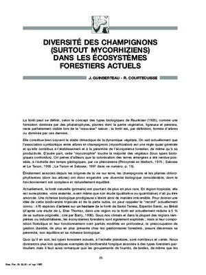 etude de la diversite des champignons endomycorhyziens Book