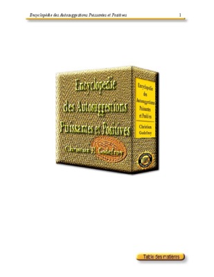 encyclopedie des autosuggestions puissantes et positives christian godefroy Book