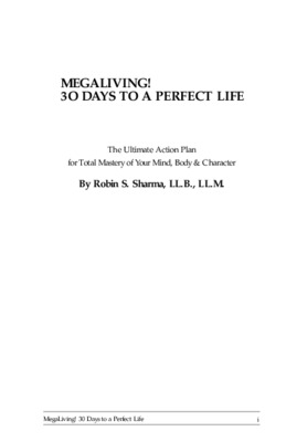 megaliving Book