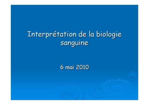 norme biologie sanguine pediatrie Book