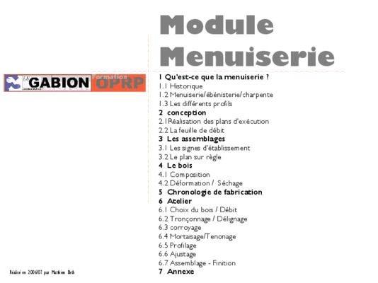 module menuiserie aluminum Book