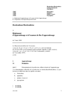 horticulteur Book