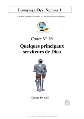 les six serviteurs Book