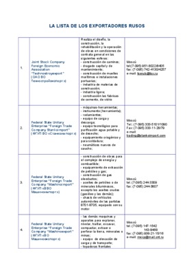 exportadores Book