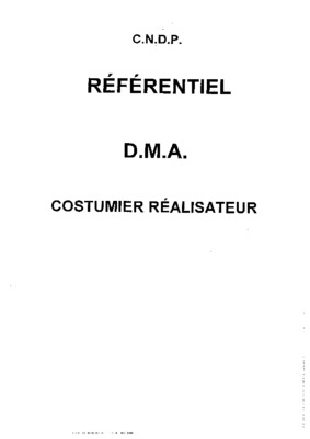 costumier realisateur Book