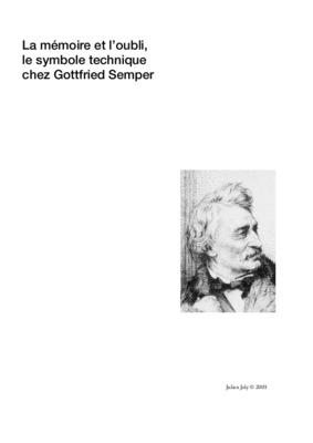 gottfried semper Book