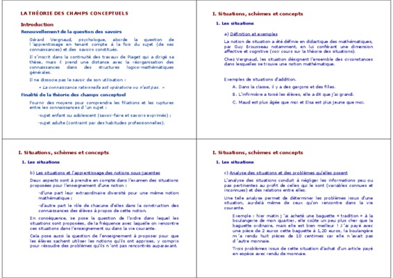 vergnaud g la theorie des champs conceptuels Book