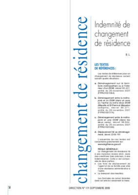 changement residence Book