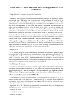 definition sociologique de la ville Book
