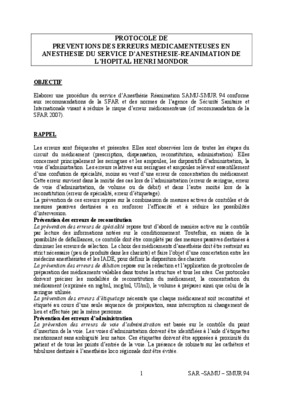 protocole anesthesie Book