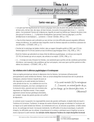 detresse psychologique Book