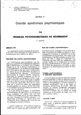 nevroses et troubles psychosomatiques Book