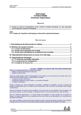 hyponatremie d_origine neurologique Book