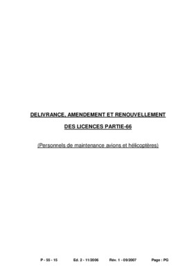 jar 66 amendement renouvellement Book