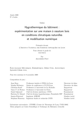 hygrothermique Book
