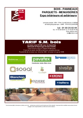 tarif menuiseries creal Book