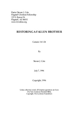 restoring Book