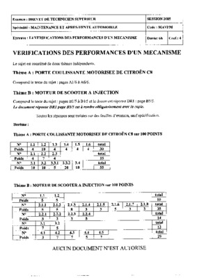 corrige sujet 2005 mava porte coulissante motorisee Book