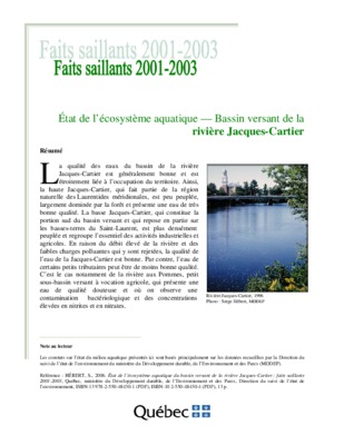 ecosysteme aquatique Book