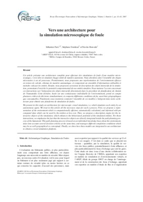 simulation de foule Book