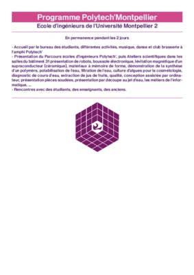 polytech montpellier Book