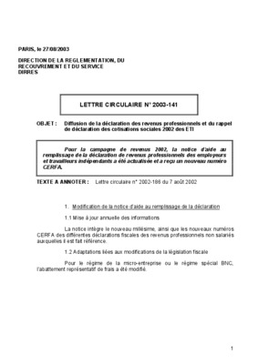 circulaire n 09 et 22 dgfp de 09 aout 2003 et 17 mai 2005 Book