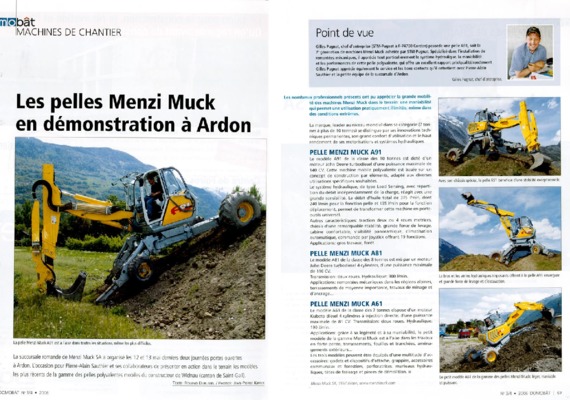 menzi muck Book