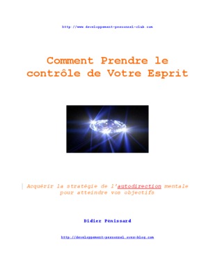 comment prendre le controle de vos pensees pour diriger votre vie Book