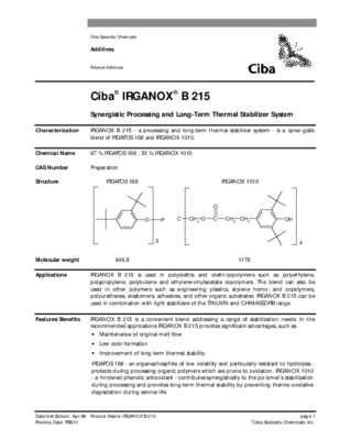 irganox ps 800 fl Book