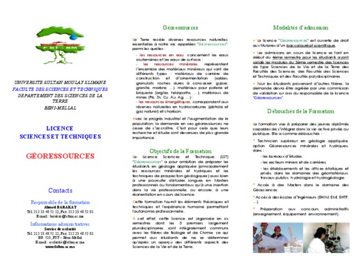 georessources algerie Book