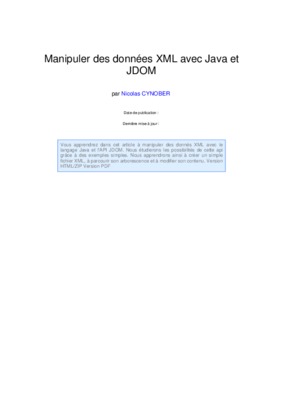 xml jdom Book