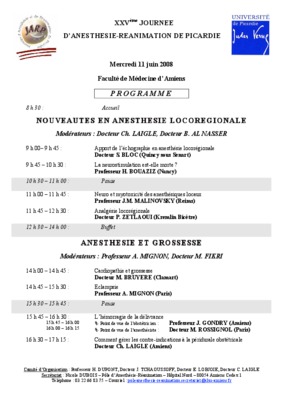 anesthesie nouveautes Book
