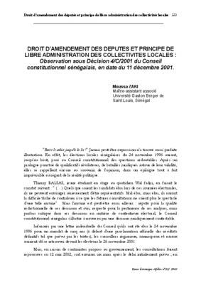 principe de la libre administration des collectivites locales Book
